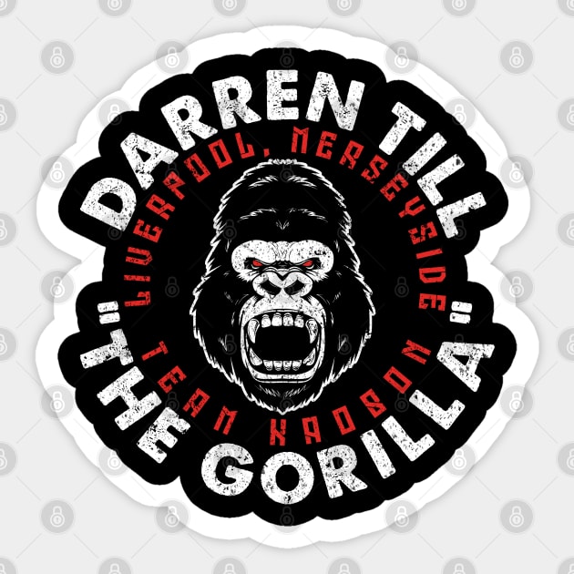 Darren "The Gorilla" Till Sticker by MMAMerch